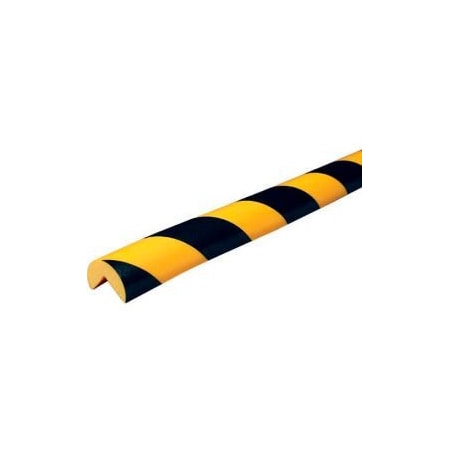 IRONGUARD Knuffi 90-Degree Corner Bumper Guard, Type A, 196-3/4"L x 1-9/16"W, Black & Yellow, 60-6700 60-6700